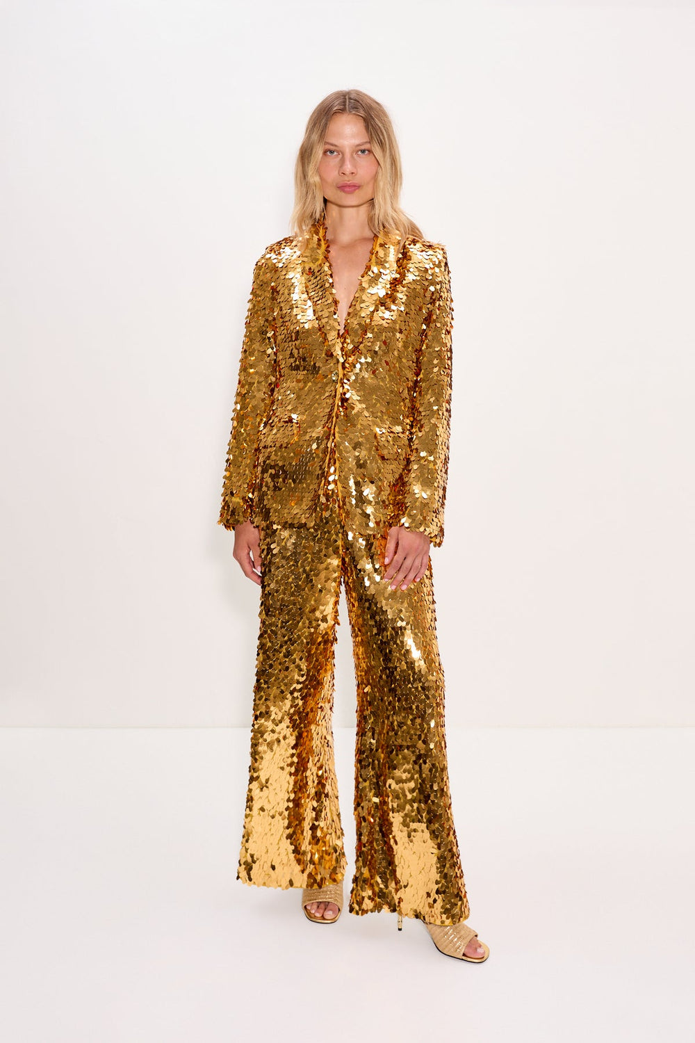 Simon Miller Nella Sequin Wide Leg Pant