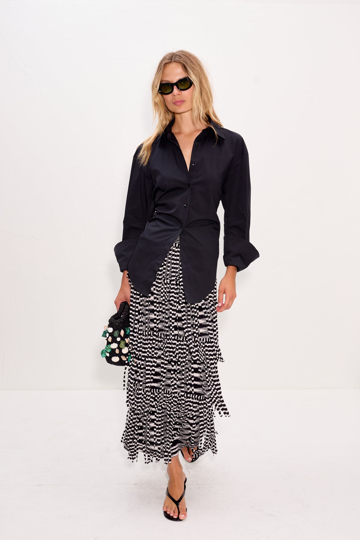 Simon Miller Za Za Knit Fringe Skirt