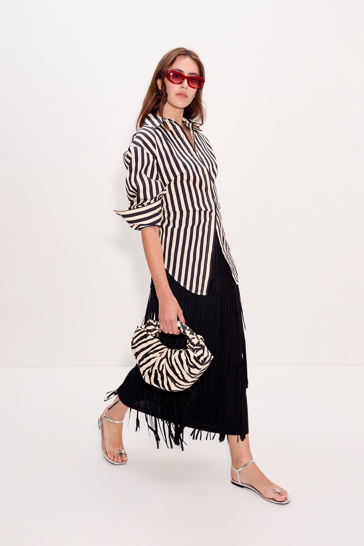 Simon Miller Za Za Knit Fringe Skirt