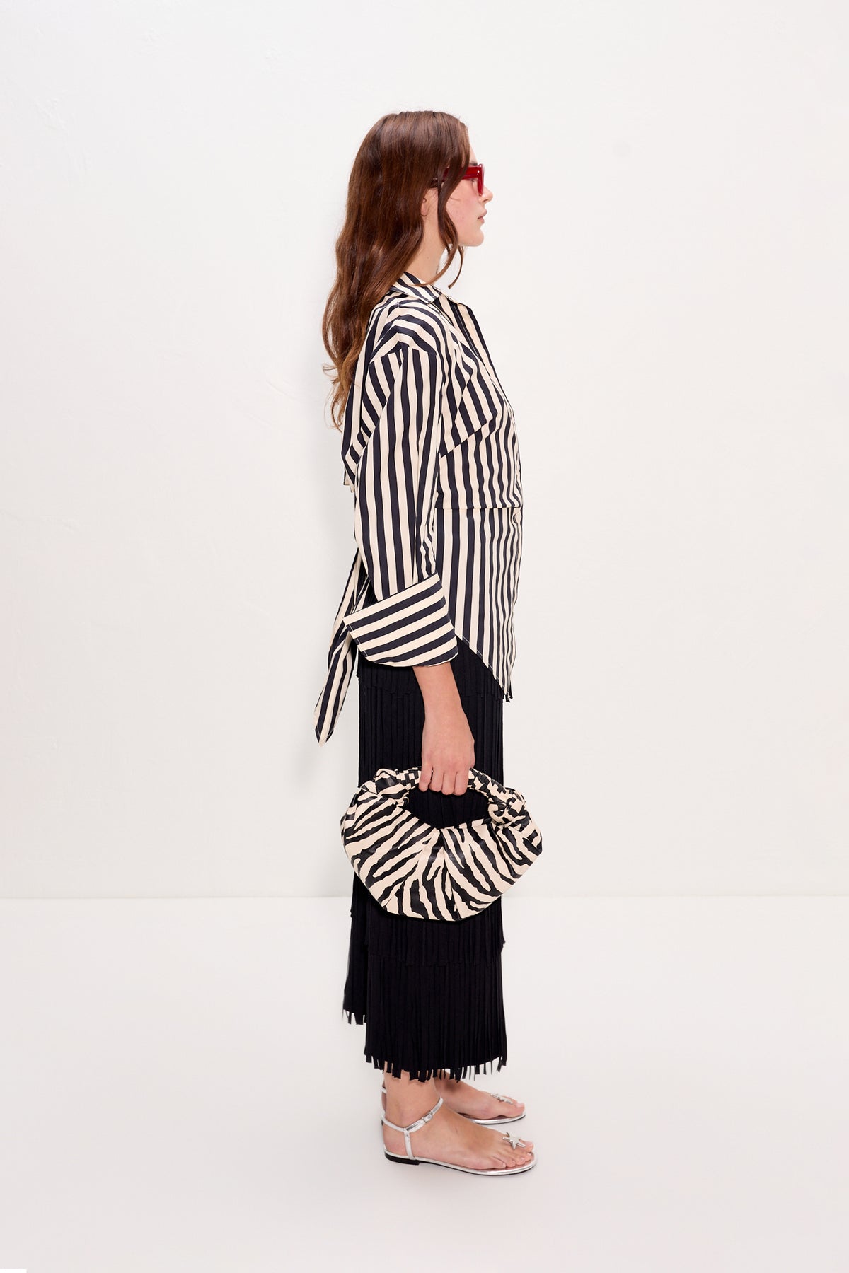 Simon Miller Loch Striped Poplin Button Up