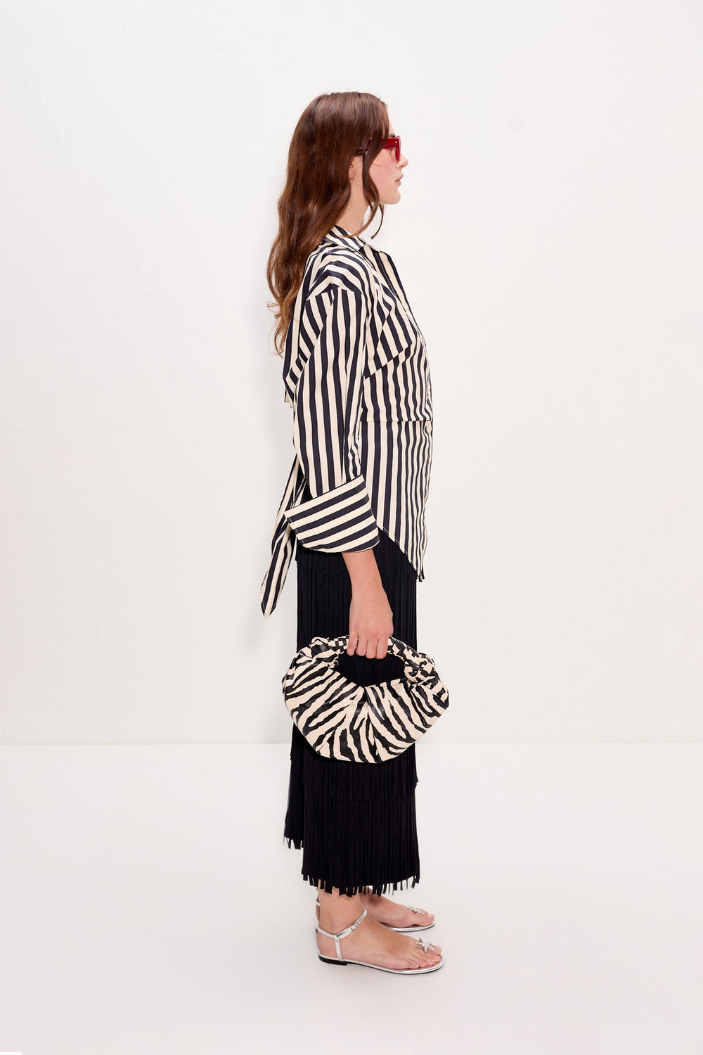 Simon Miller Loch Striped Poplin Button Up
