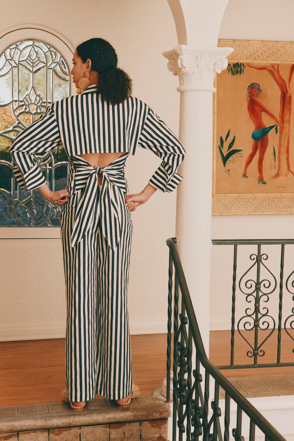 Simon Miller Loch Striped Poplin Button Up