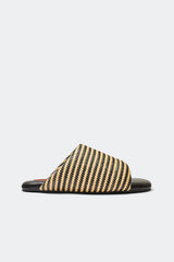 Simon Miller Stripe Raffia Bubble Slide