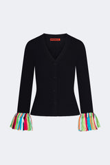 Simon Miller Cara Knit Fringe Cardigan