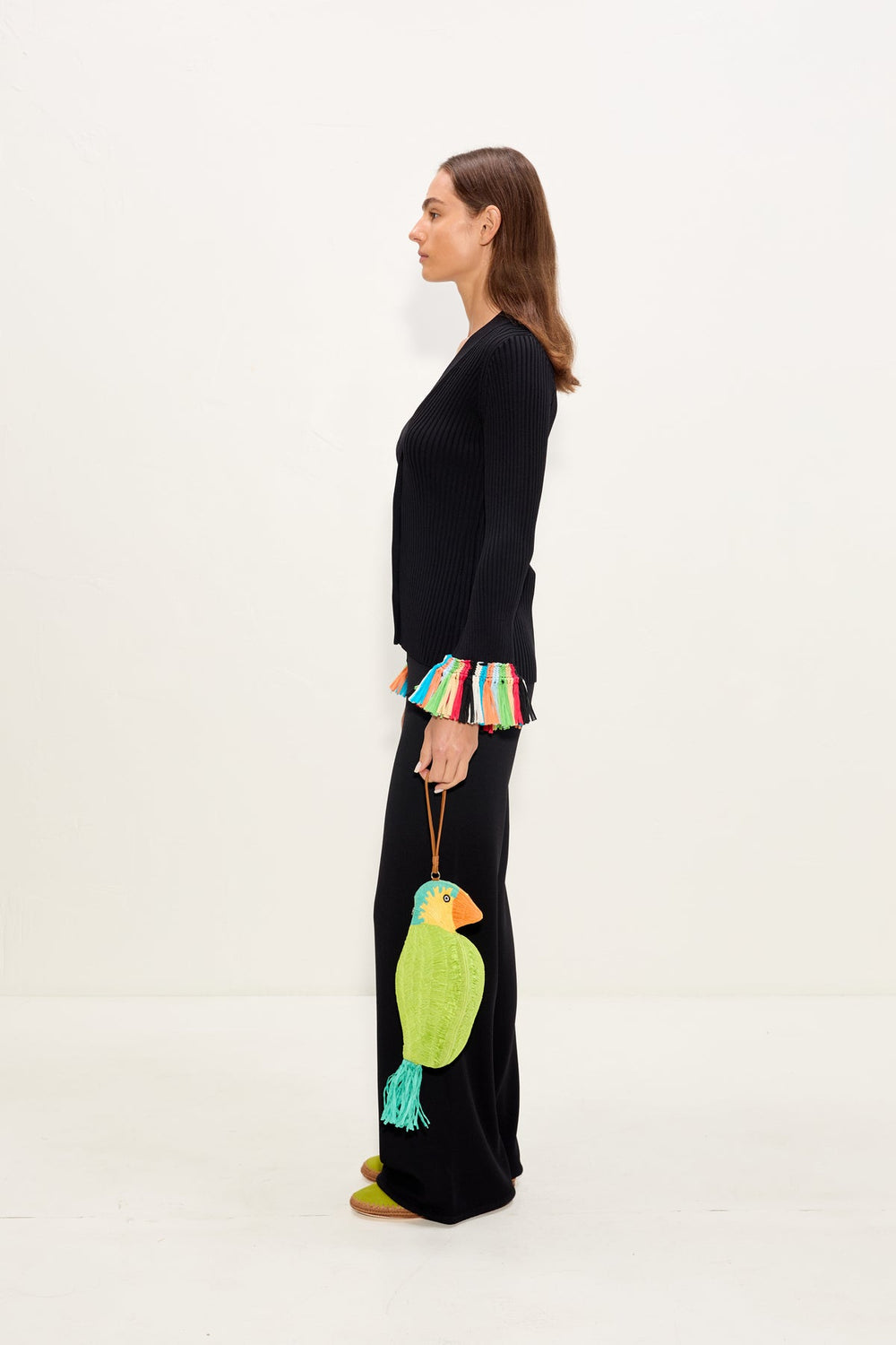 Simon Miller Cara Knit Fringe Cardigan