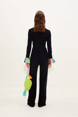Simon Miller Cara Knit Fringe Cardigan