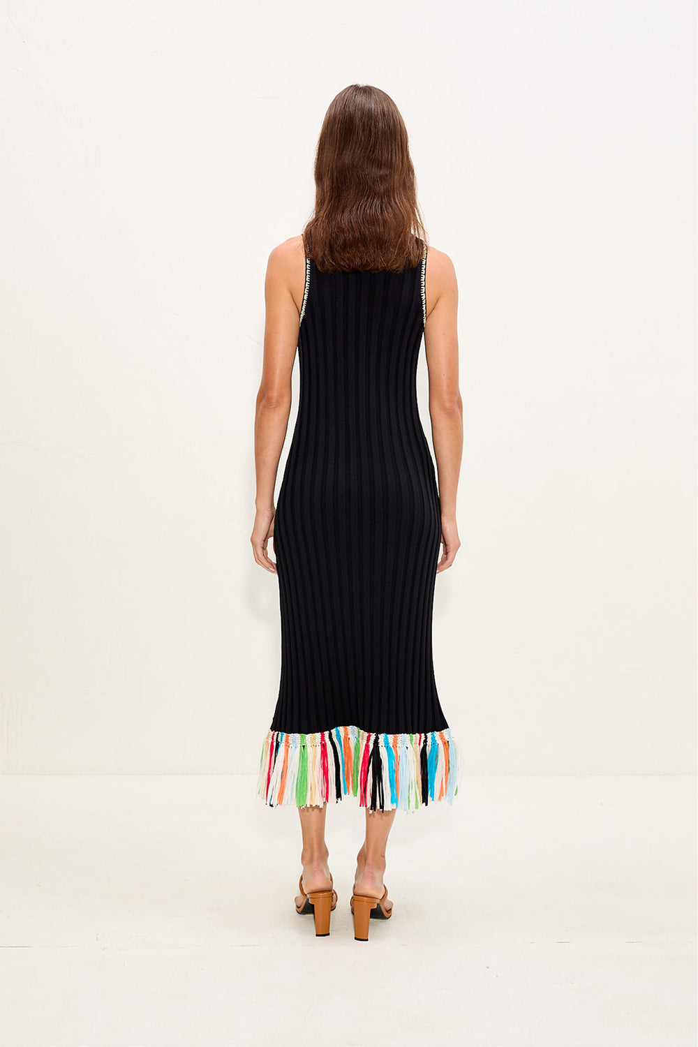 Simon Miller Thea Knit Fringe Dress