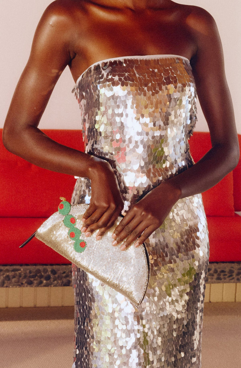 Simon Miller Beaded Lune Clutch