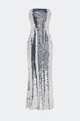 Simon Miller Sculpty Strapless Sequin Dress