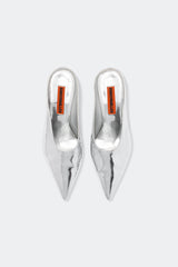 Simon Miller Chrome Pointed Gala Mule