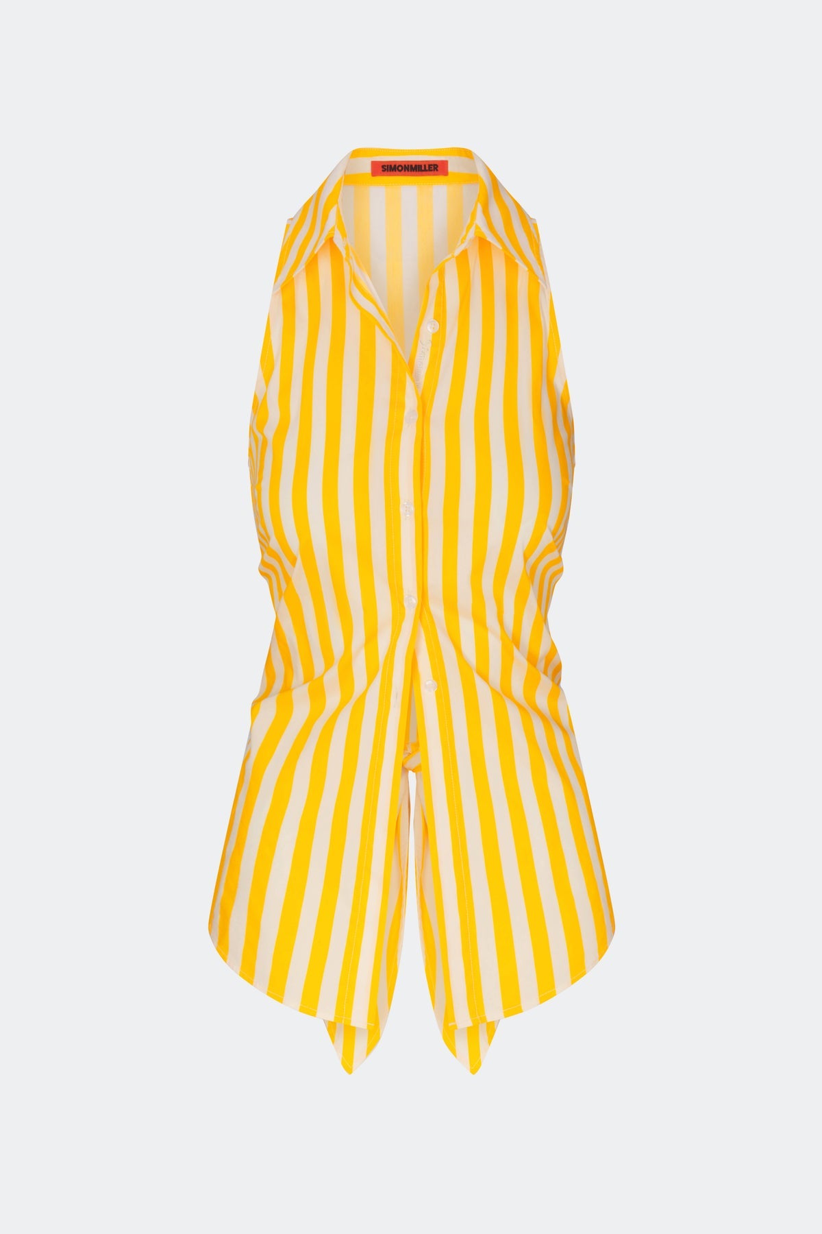 Simon Miller Loch Sleeveless Poplin Button Up