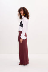 Simon Miller Maren Poplin Crochet Button Up