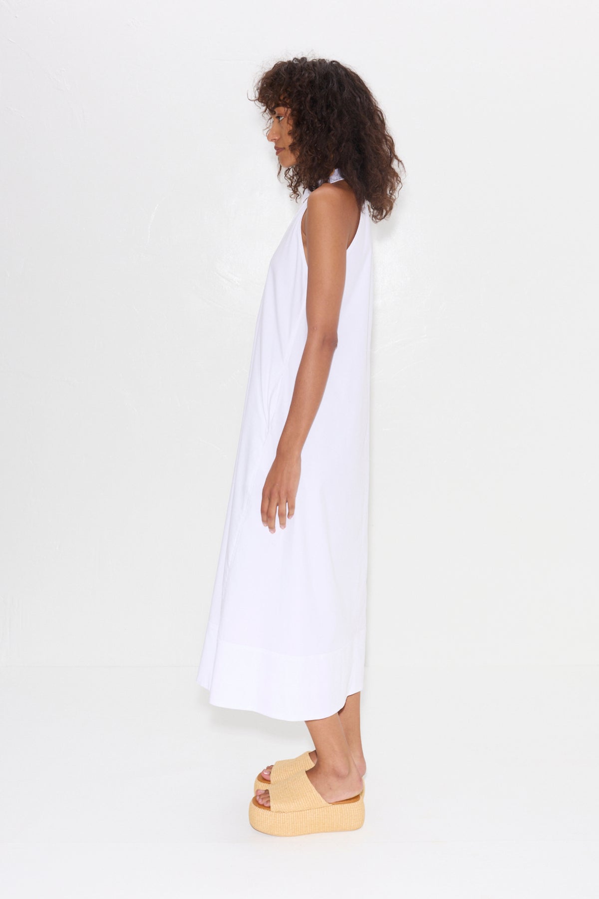 Simon Miller Nava Poplin Midi Dress