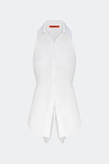 Simon Miller Loch Sleeveless Poplin Button Up