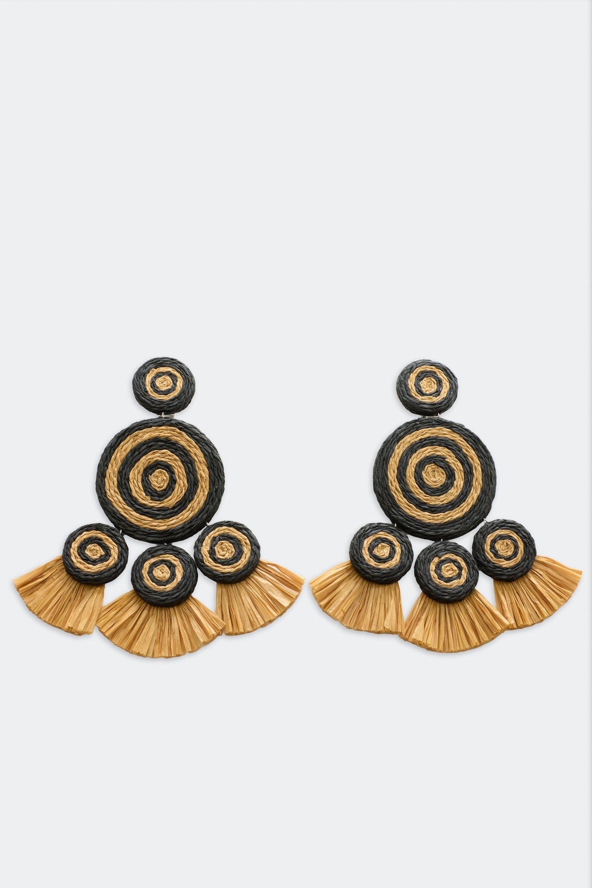 Simon Miller Raffia Fringe Deco Earring