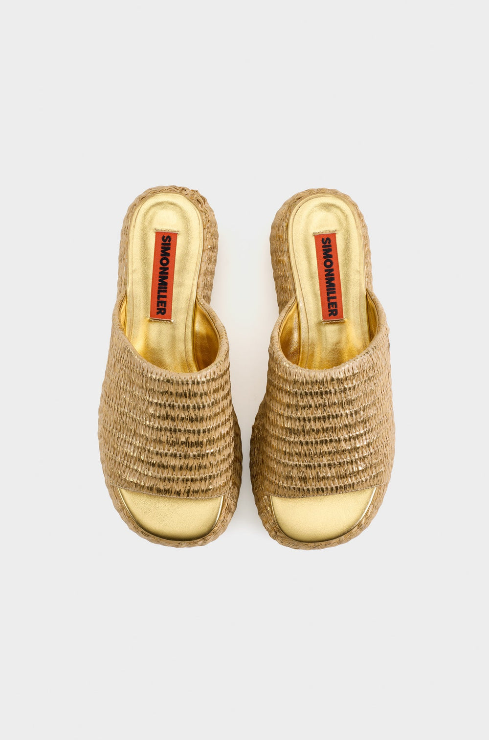 Simon Miller Metallic Raffia Cloudy Platform