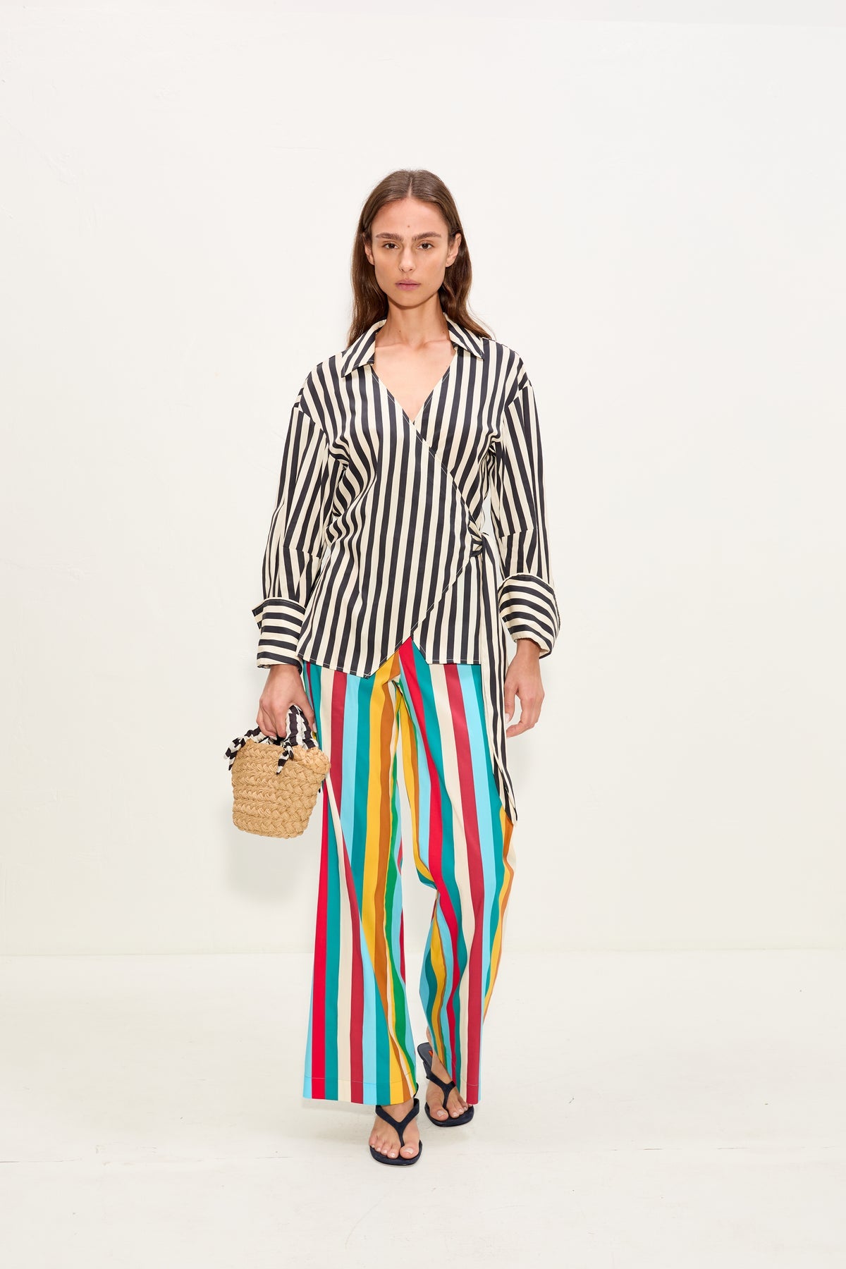 Simon Miller Anya Poplin Wrap Top