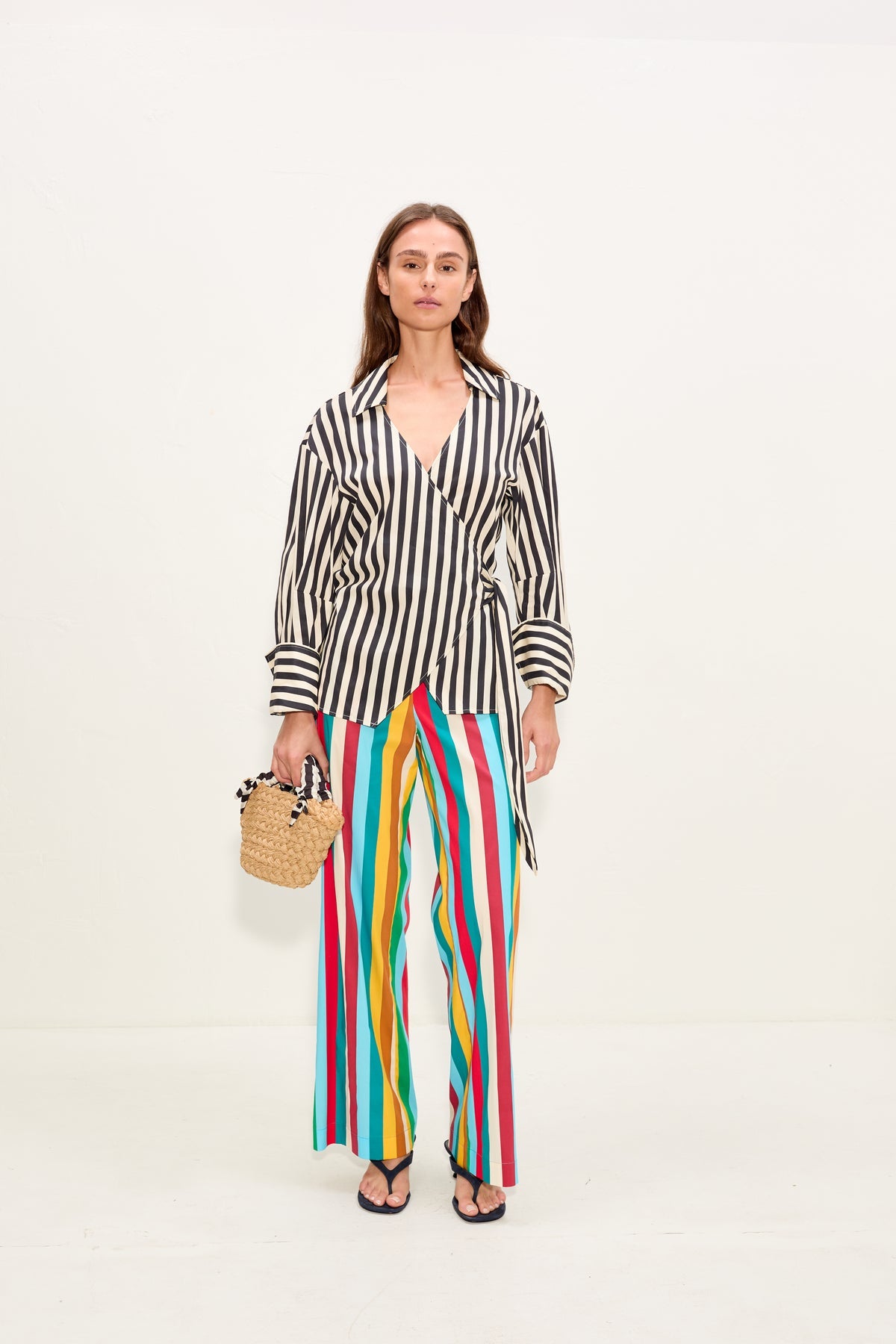 Simon Miller Anya Poplin Wrap Top