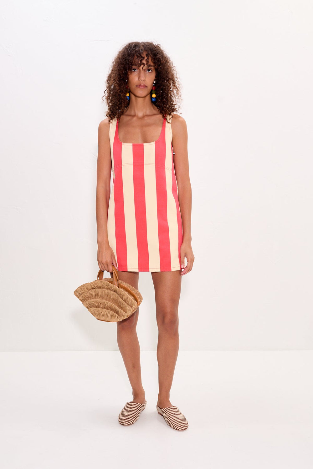 Simon Miller Sahara Striped Denim Dress