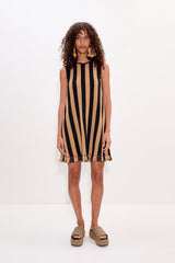 Simon Miller Moji Stripe Tassel Mini Dress