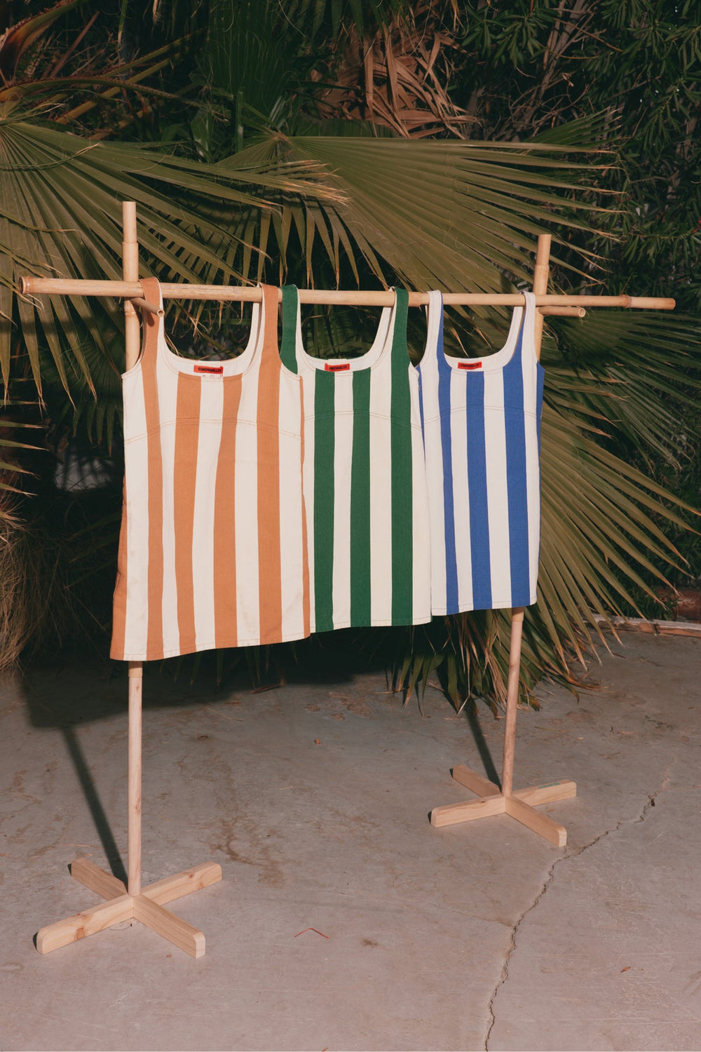 Simon Miller Sahara Striped Denim Dress