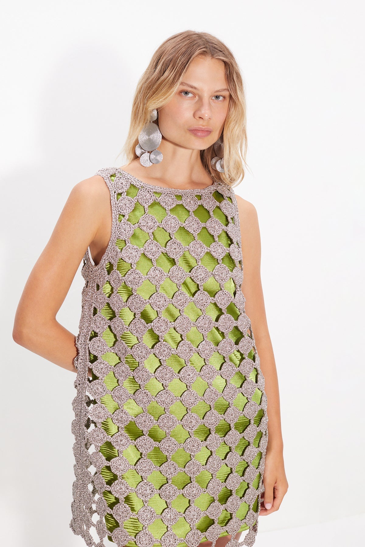 Simon Miller Sina Crochet Mini Dress