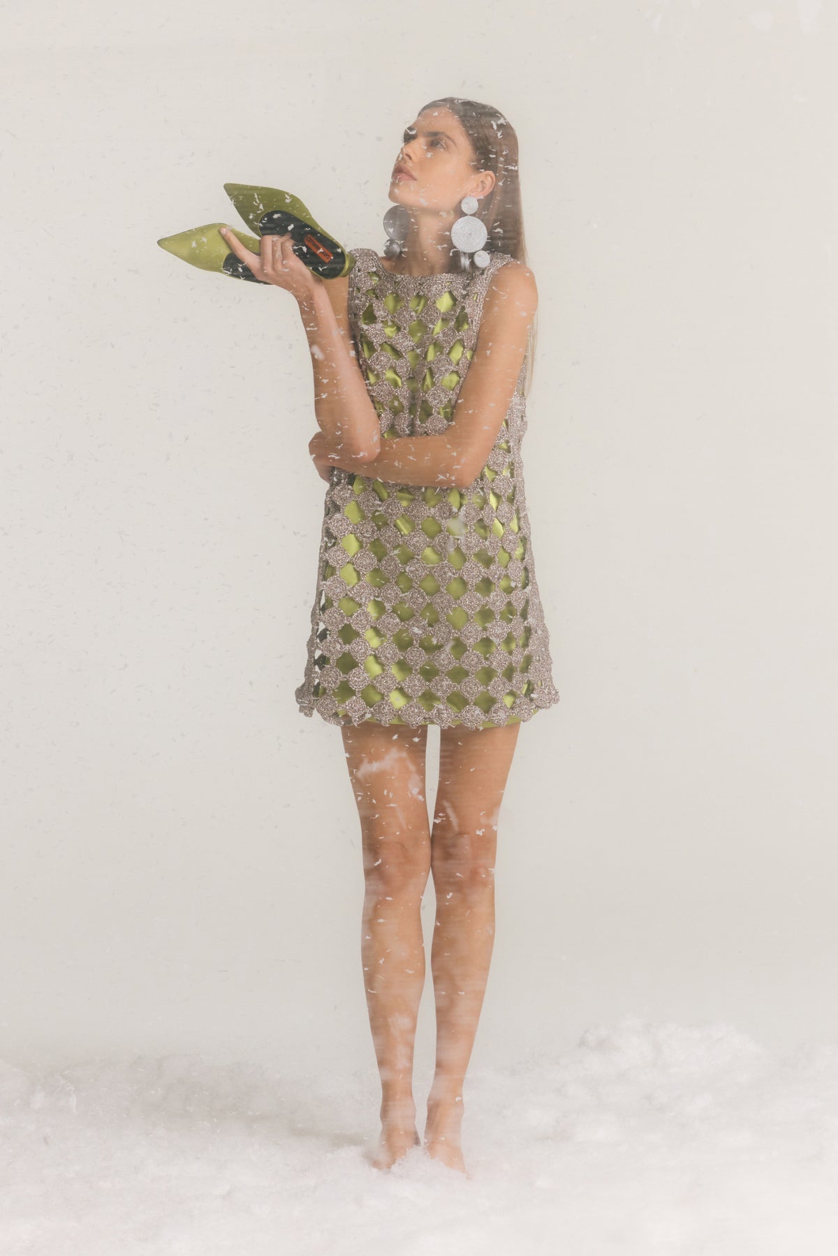 Simon Miller Sina Crochet Mini Dress