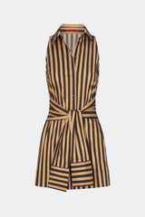 Simon Miller Inna Sleeveless Poplin Mini Dress