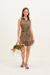 Simon Miller Inna Sleeveless Poplin Mini Dress