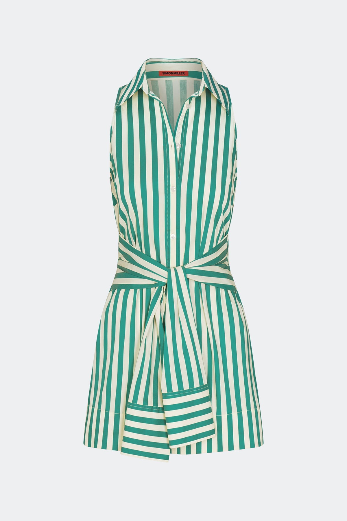 Simon Miller Inna Sleeveless Poplin Mini Dress