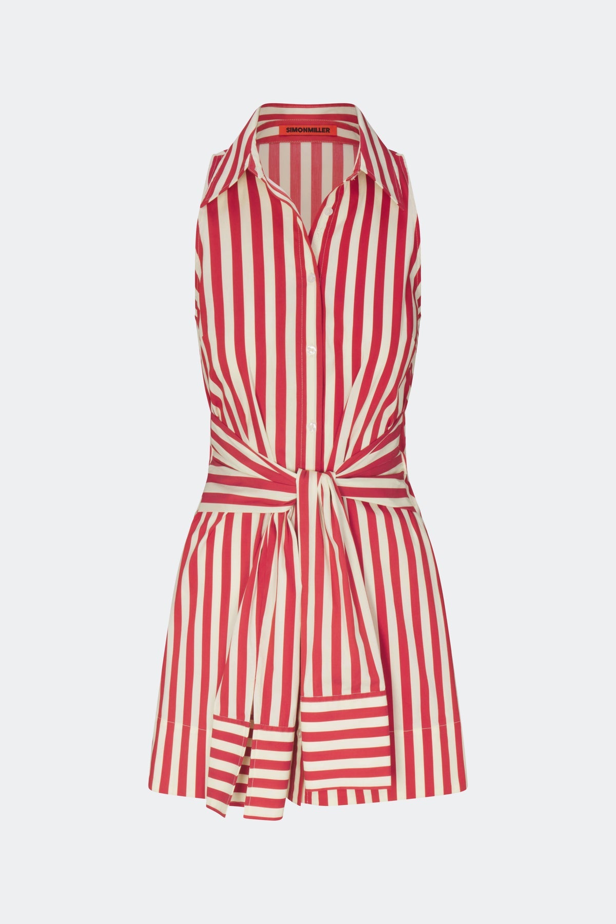 Simon Miller Inna Sleeveless Poplin Mini Dress